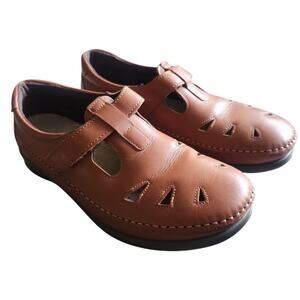 SAS Roamer Tripad Comfort Camel Brown Shoes Size 8 Mary Jane Style